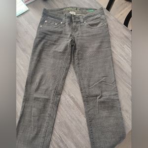 Grey Hydraulic Skinny Jeans